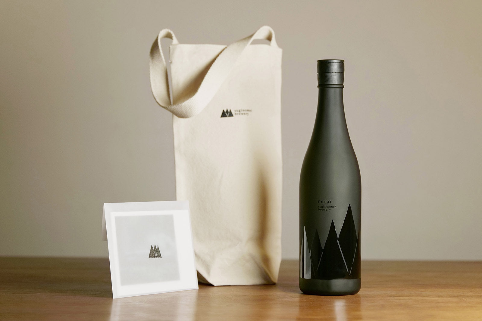 giftbag and postcard