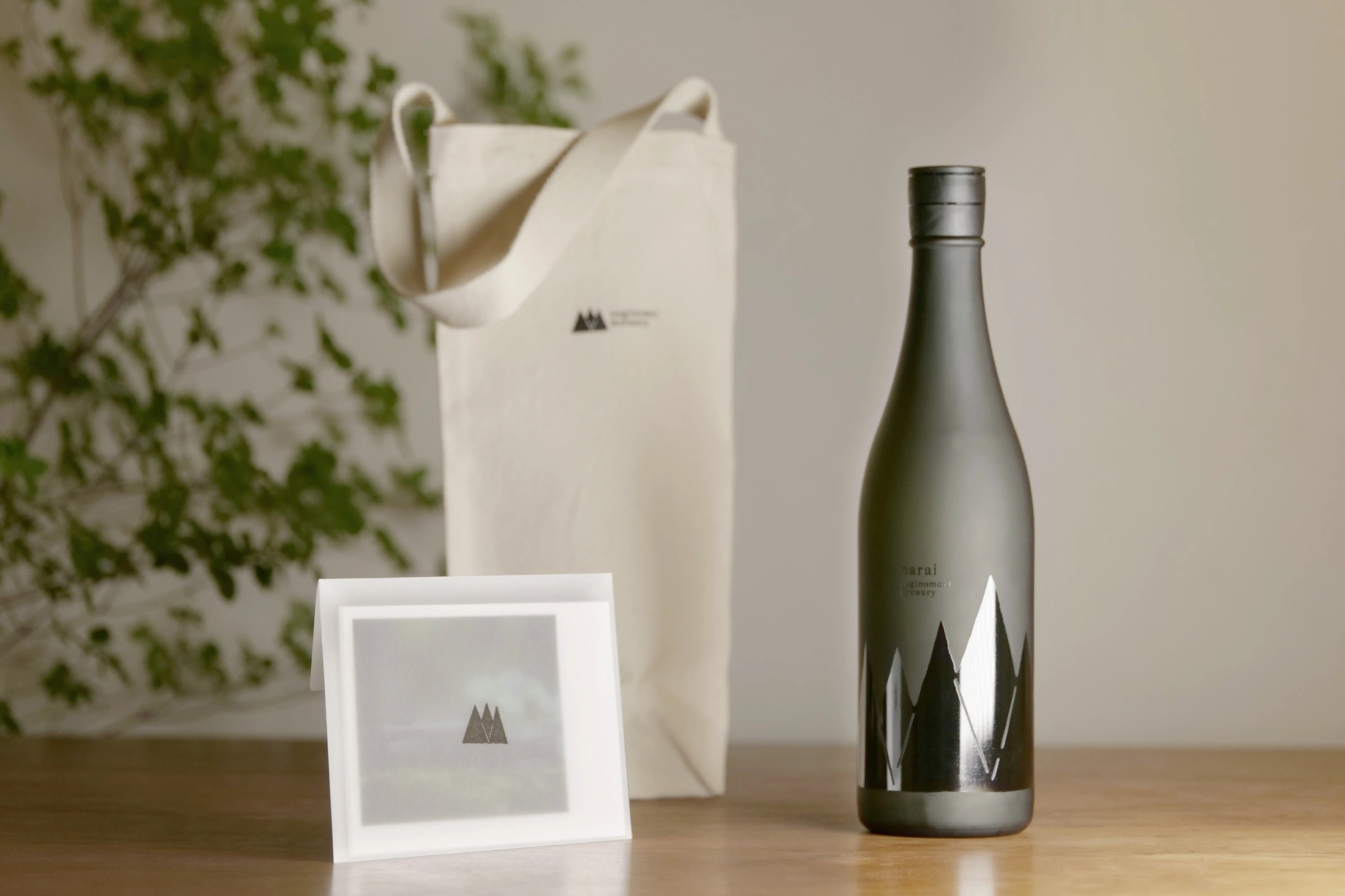 giftbag and postcard